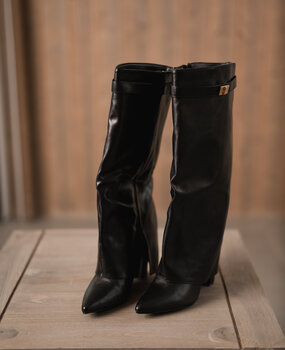 TANAISIE bottes hautes noir