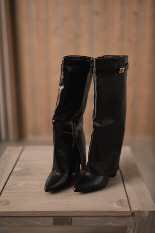 TANAISIE bottes hautes noir