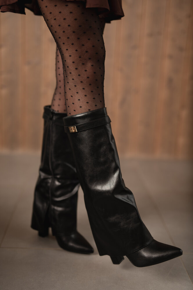 TANAISIE bottes hautes noir