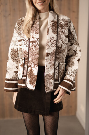 JUNGLE veste marron JUNGLE veste marron