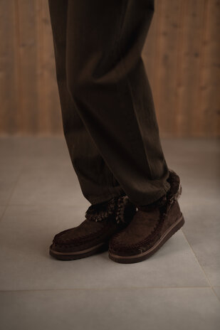 ELYNA bottines fourrées chocolat ELYNA bottines fourrées chocolat