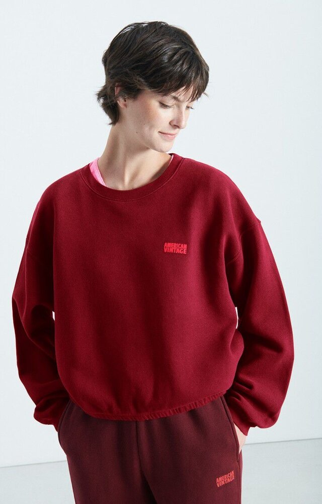 IZUBIRD sweat cerisier vintage