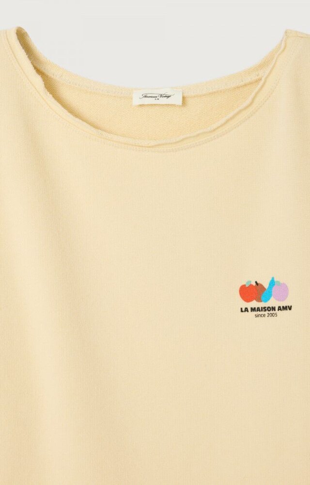 AMERICAN VINTAGE ATUBAY t-shirt  ecru