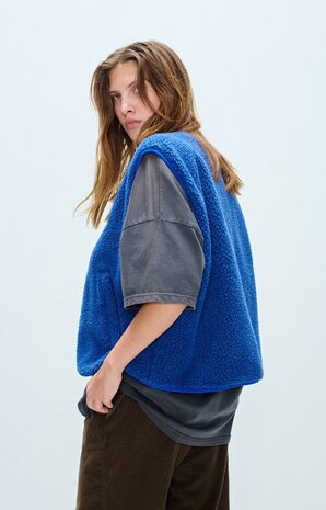 Hoktown veste indigo