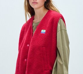 AMERICAN VINTAGE HOKTOWN veste magenta chine