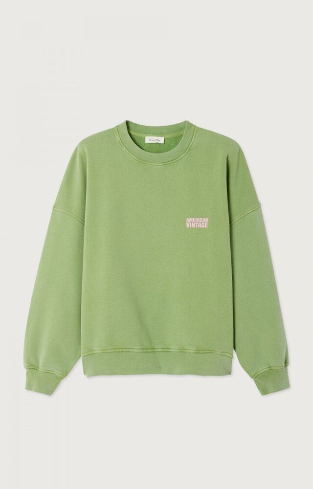 AMERICAN VINTAGE PLIZZY sweat citronelle vintage