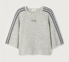 AMERICAN VINTAGE VITOW pull gris claire chine