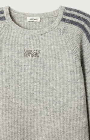 VITOW pull gris claire chine VITOW pull gris claire chine