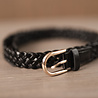 NAELLE ceinture noire tressée NAELLE ceinture noire tressée