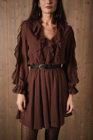 NAELLE ceinture noire tressée NAELLE ceinture noire tressée