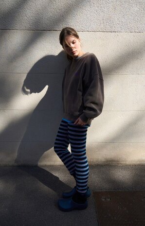 AMERICAN VINTAGE PLIZZY sweat chataignier vintage