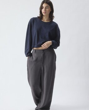 AMERICAN VINTAGE SONOMA t-shirt  navy blue vintage