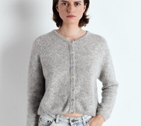 AMERICAN VINTAGE VITOW gilet gris clair