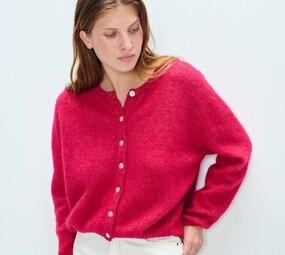AMERICAN VINTAGE VITOW gilet magenta