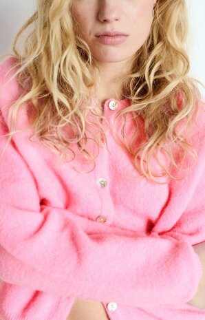 VITOW gilet rose chine