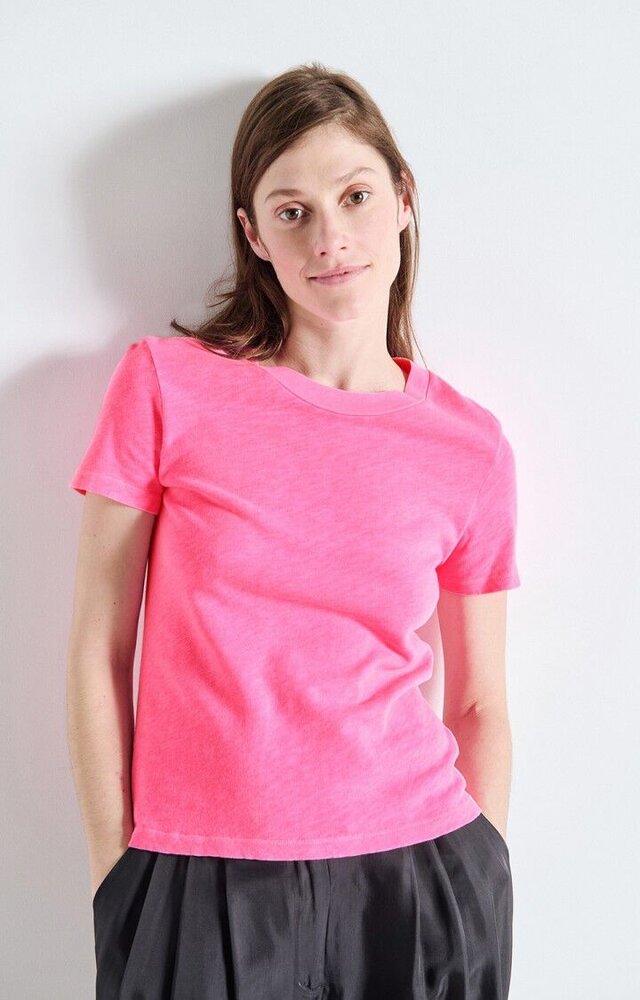 SONOMA t-shirt pink acid fluo