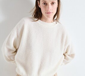 AMERICAN VINTAGE VITOW pull blanc