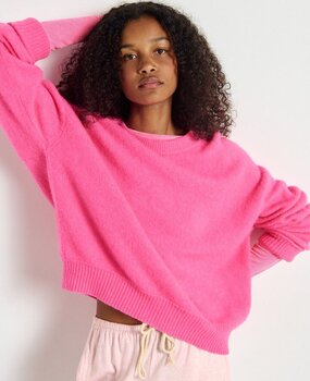 AMERICAN VINTAGE VITOW pull rose fluo chine