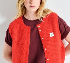 AMERICAN VINTAGE EAST gilet piment chine