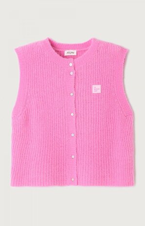 EAST gilet piment rose bubble