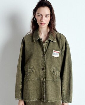 UZATOWN veste olive