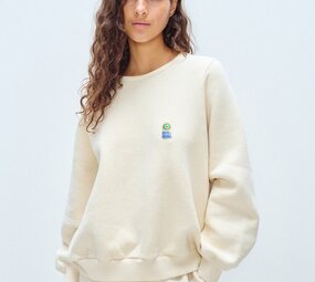 AMERICAN VINTAGE FIKY sweat ecru
