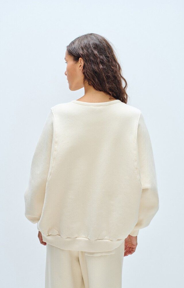 AMERICAN VINTAGE FIKY sweat ecru AMERICAN VINTAGE FIKY sweat ecru