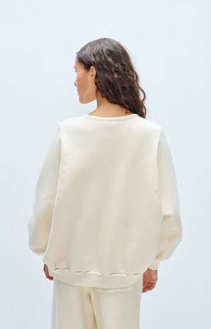 AMERICAN VINTAGE FIKY sweat ecru AMERICAN VINTAGE FIKY sweat ecru