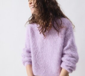 AMERICAN VINTAGE NIBY pull orchidee chine