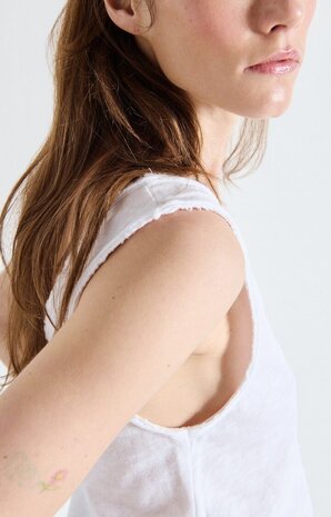 AMERICAN VINTAGE SONOMA débardeur blanc