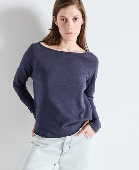 AMERICAN VINTAGE SONOMA t-shirt navy blue vintage