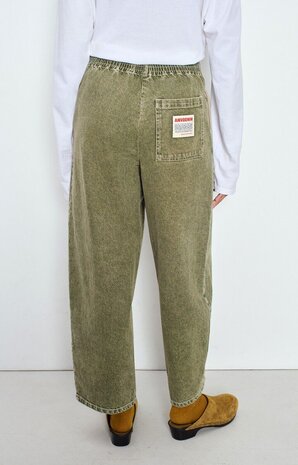 UZATOWN pantalon olive