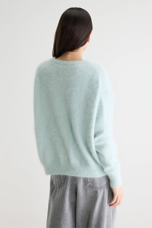 BELLEROSE DATHAN cardigan en angora Ice