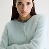 BELLEROSE DATHAN cardigan en angora Ice