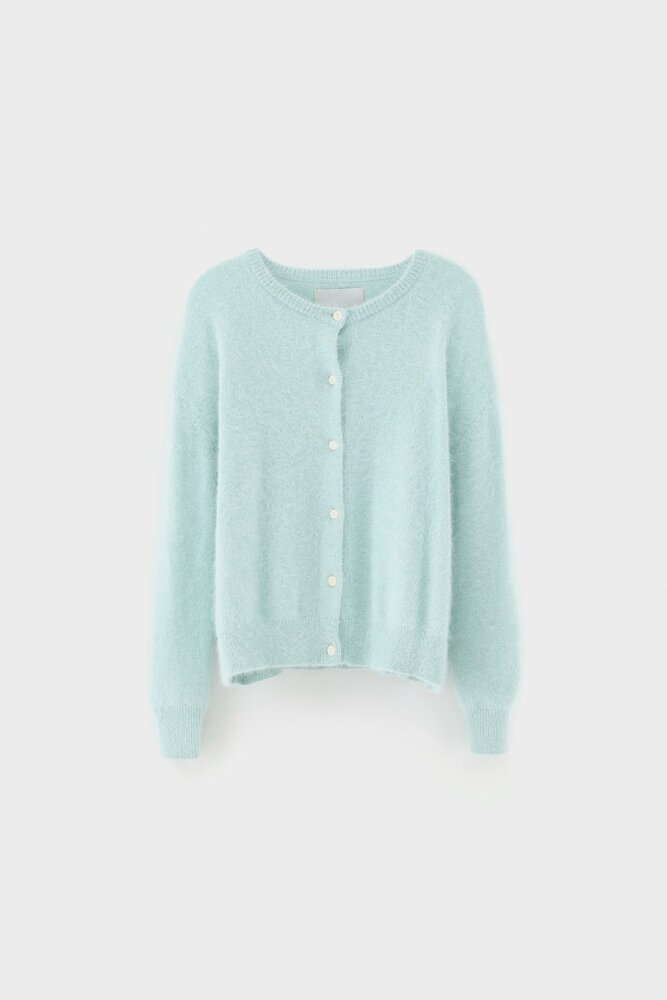 BELLEROSE DATHAN cardigan en angora Ice