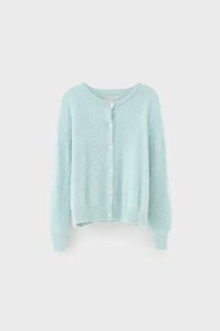 BELLEROSE DATHAN cardigan en angora Ice