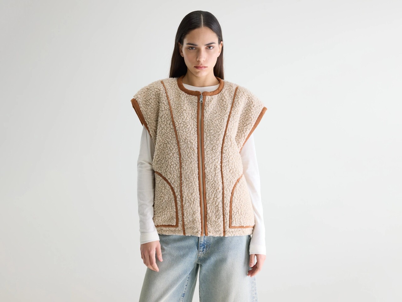 BELLEROSE JANDI veste sans manches combo BELLEROSE JANDI veste sans manches combo