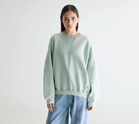 FLIPS sweatshirt col rond jadeite