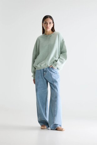 FLIPS sweatshirt col rond jadeite
