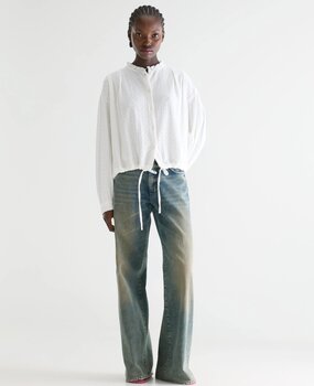 BELLEROSE CHELSY blouse brodée natural