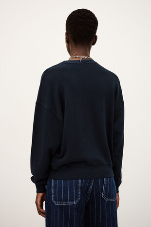 BENJAMIN sweat croppé marine