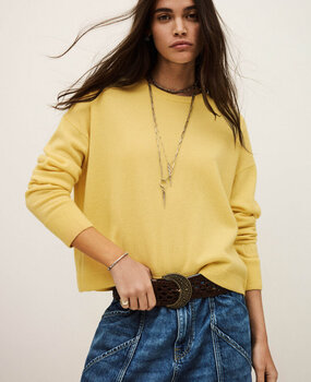 CHAYA pull jaune