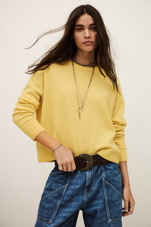 CHAYA pull jaune
