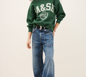 BA&SH FENJA sweatshirt emeraude