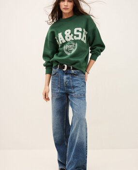 BA&SH FENJA sweatshirt emeraude