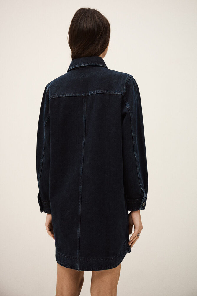 BA&SH TONA robe bleu nuit