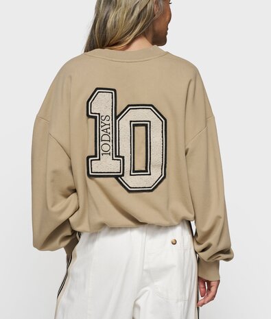 10DAYS Pull plissé 10 earth