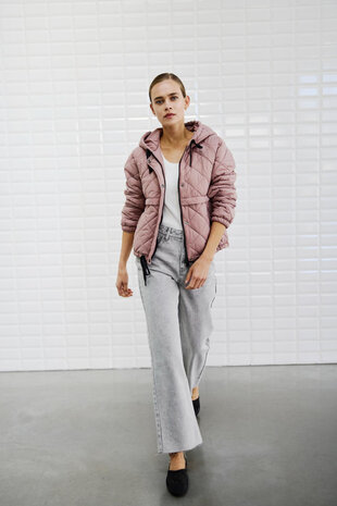 WITHBLACK WBLASTRID veste matelassée rose pâle