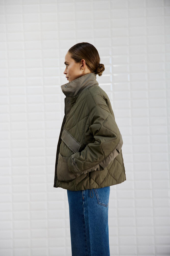 WITHBLACK WBLVEDA veste matelassée forêt printanière