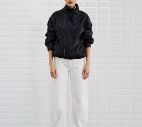 WBLANNI veste vegan noire